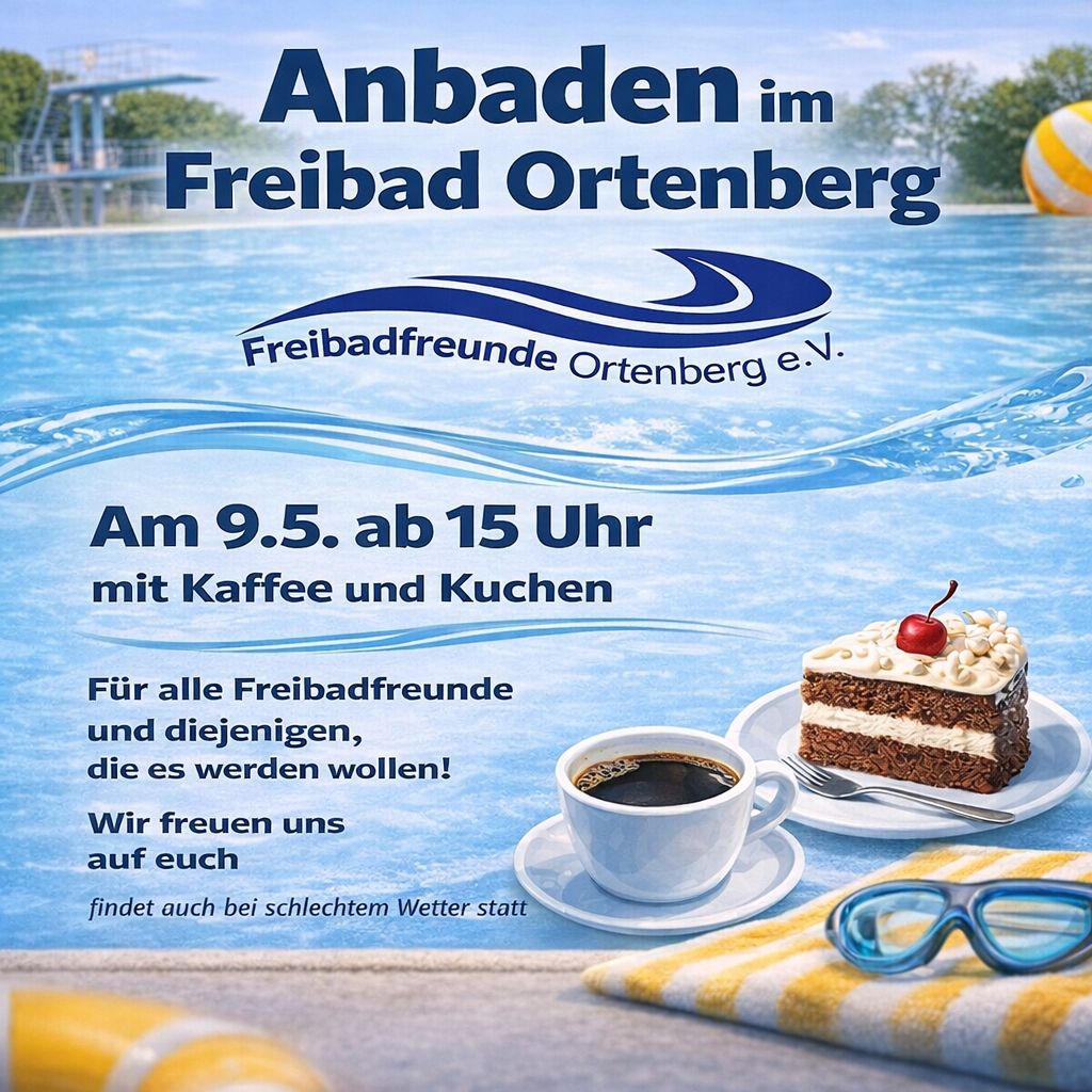 Einladung zum Anbaden