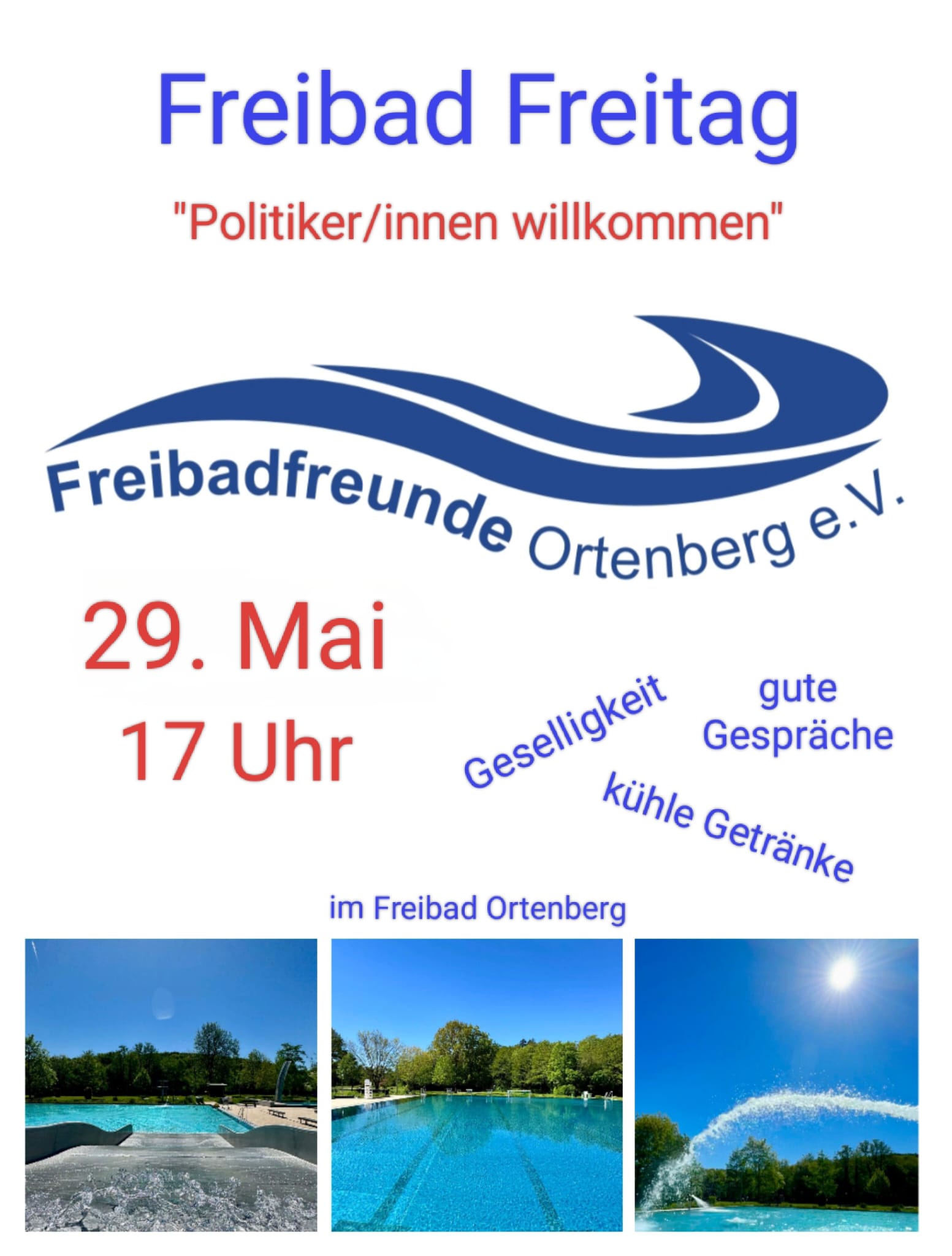 Einladung zum Anbaden