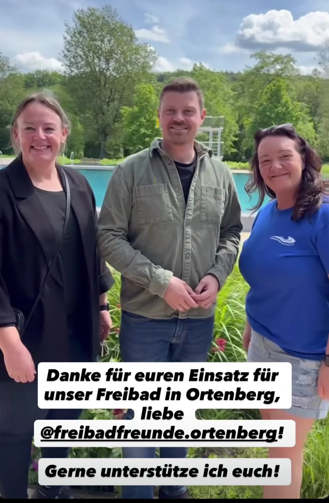 Einladung zum Anbaden